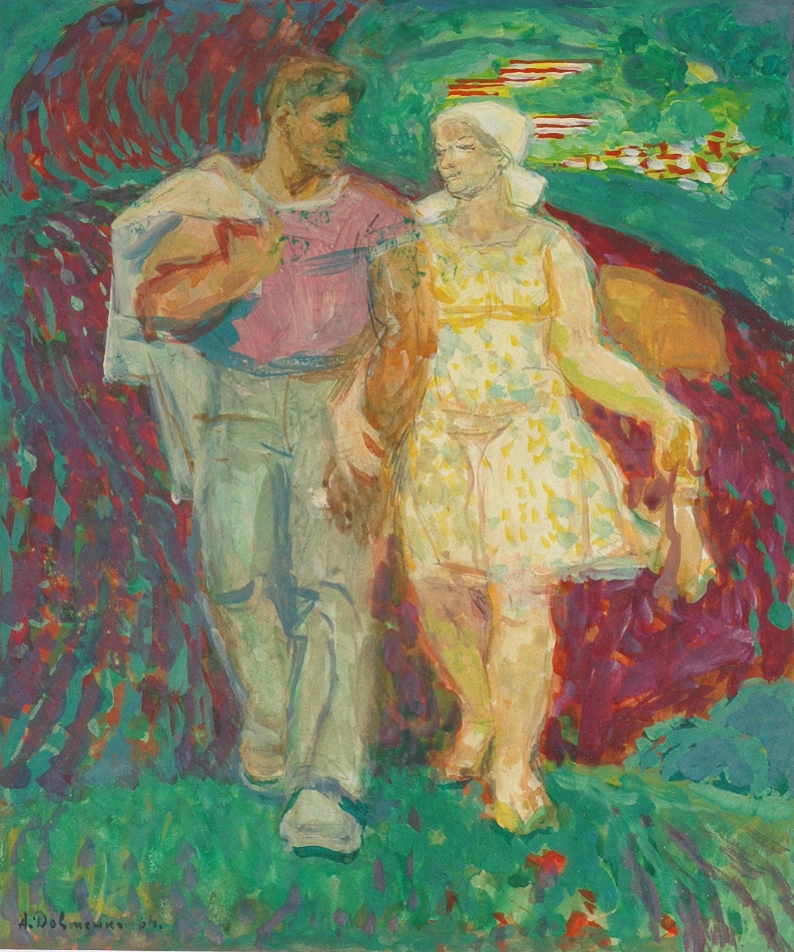 Beginning Of A Working Day by Anatoli Dovzhenko, 1964
